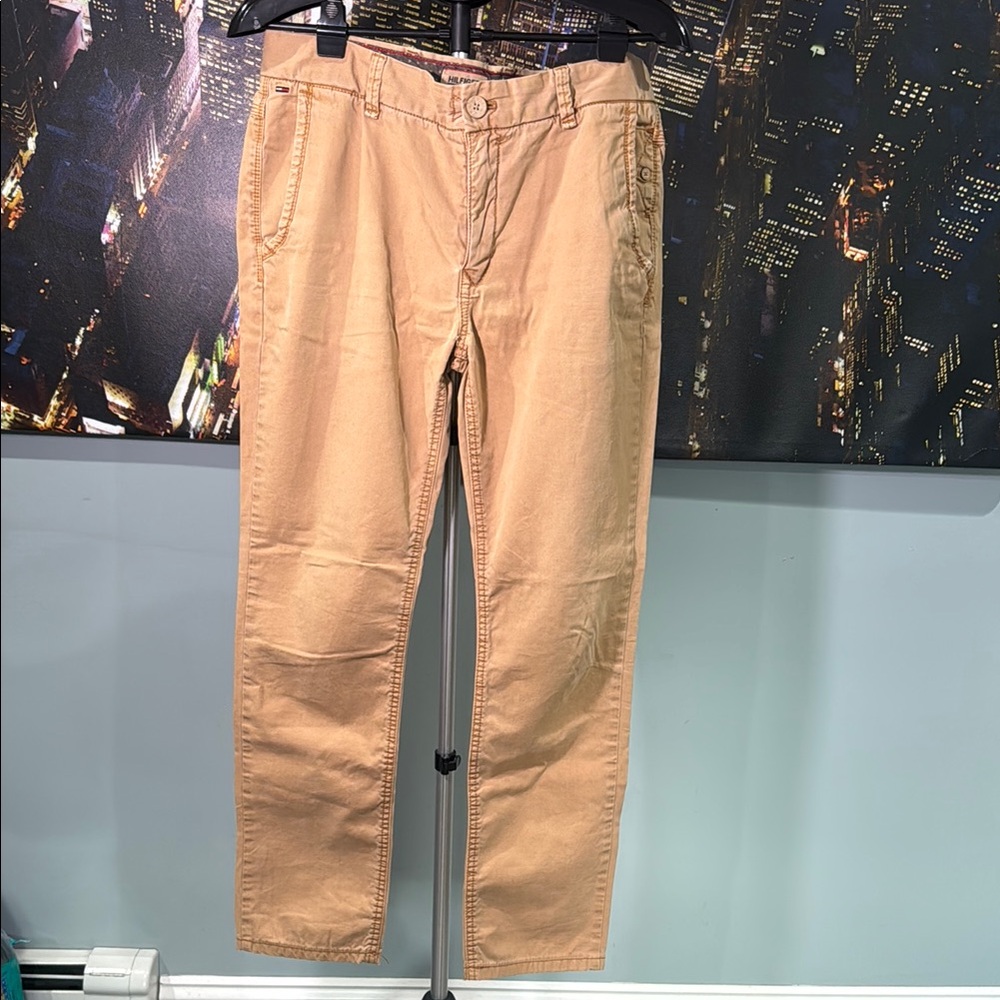 Men's Casual Straight-Leg Pants - Tan